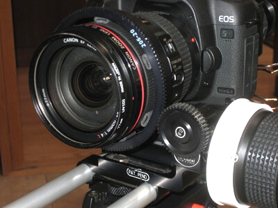 Adapt a Video Focus Ring Gear to Work on a DSLR